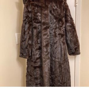 Mahogany mink coat